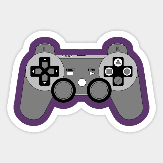 Video Game Inspired Console Playstation 3 Dualshock Gamepad Sticker by rayrayray90